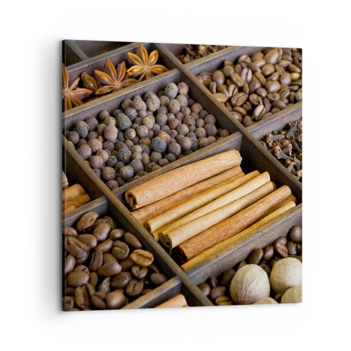 Quadro em tela - Um tesouro de aromas - 50x50 cm