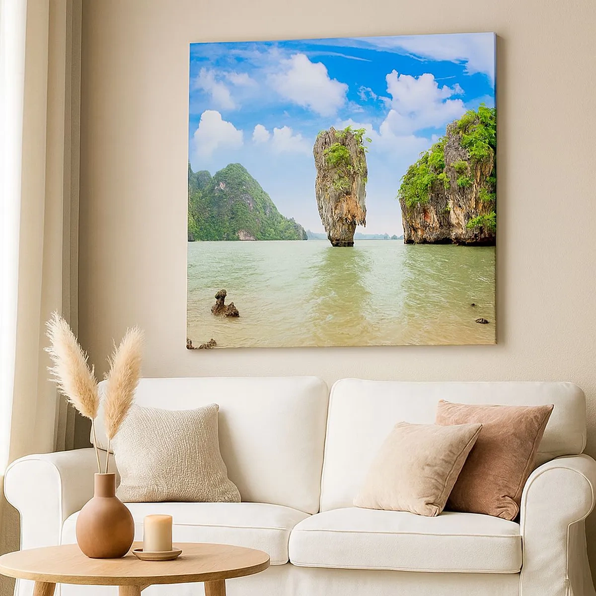 Quadro em tela - Maravilhas rochosas da natureza - 30x30 cm