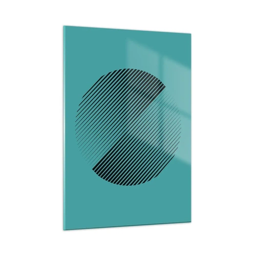 Quadro em vidro - Círculo – uma variação geométrica - 50x70 cm