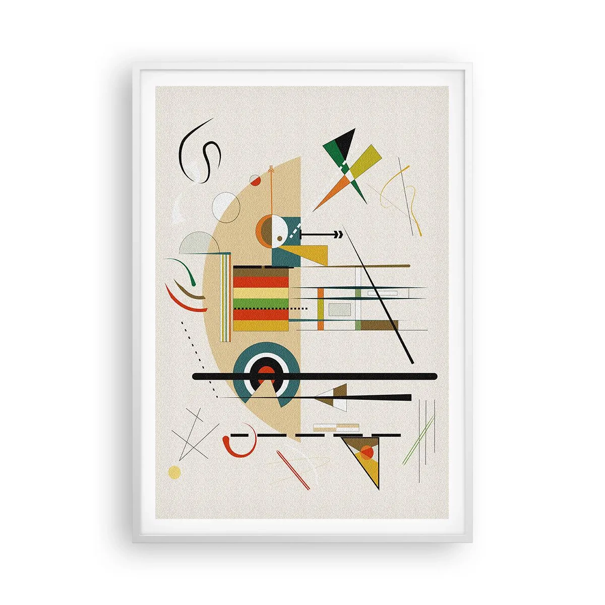 Pôster em moldura branca - E o mundo ri - 70x100 cm