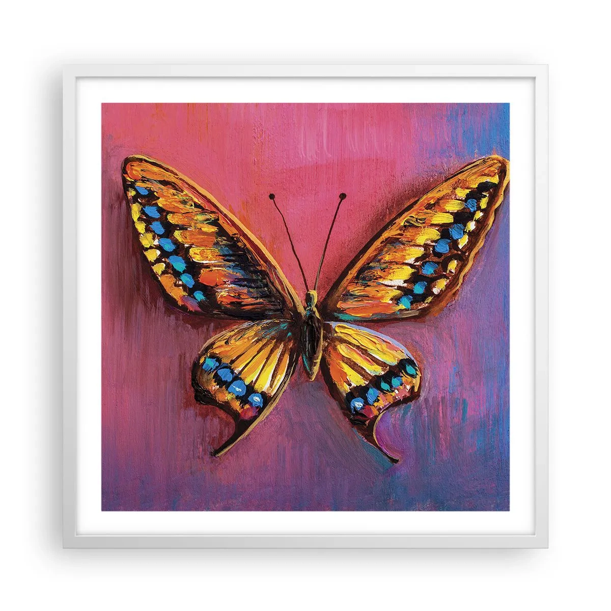 Pôster em moldura branca - Uma joia da natureza - 60x60 cm