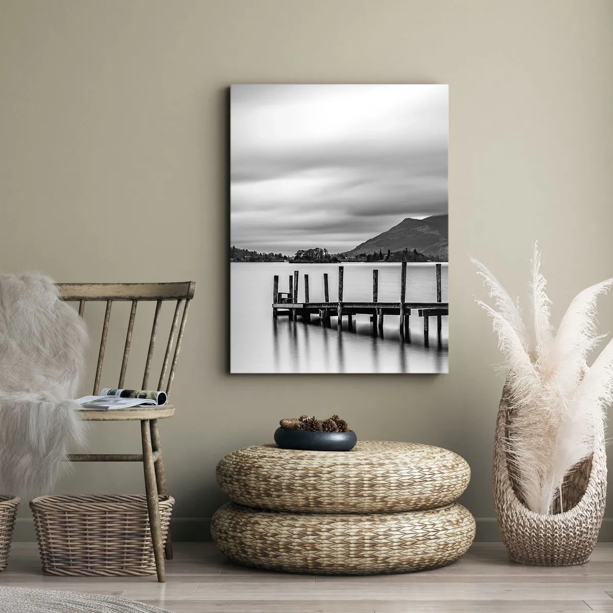Quadro em tela - Gentileza e força - 50x70 cm