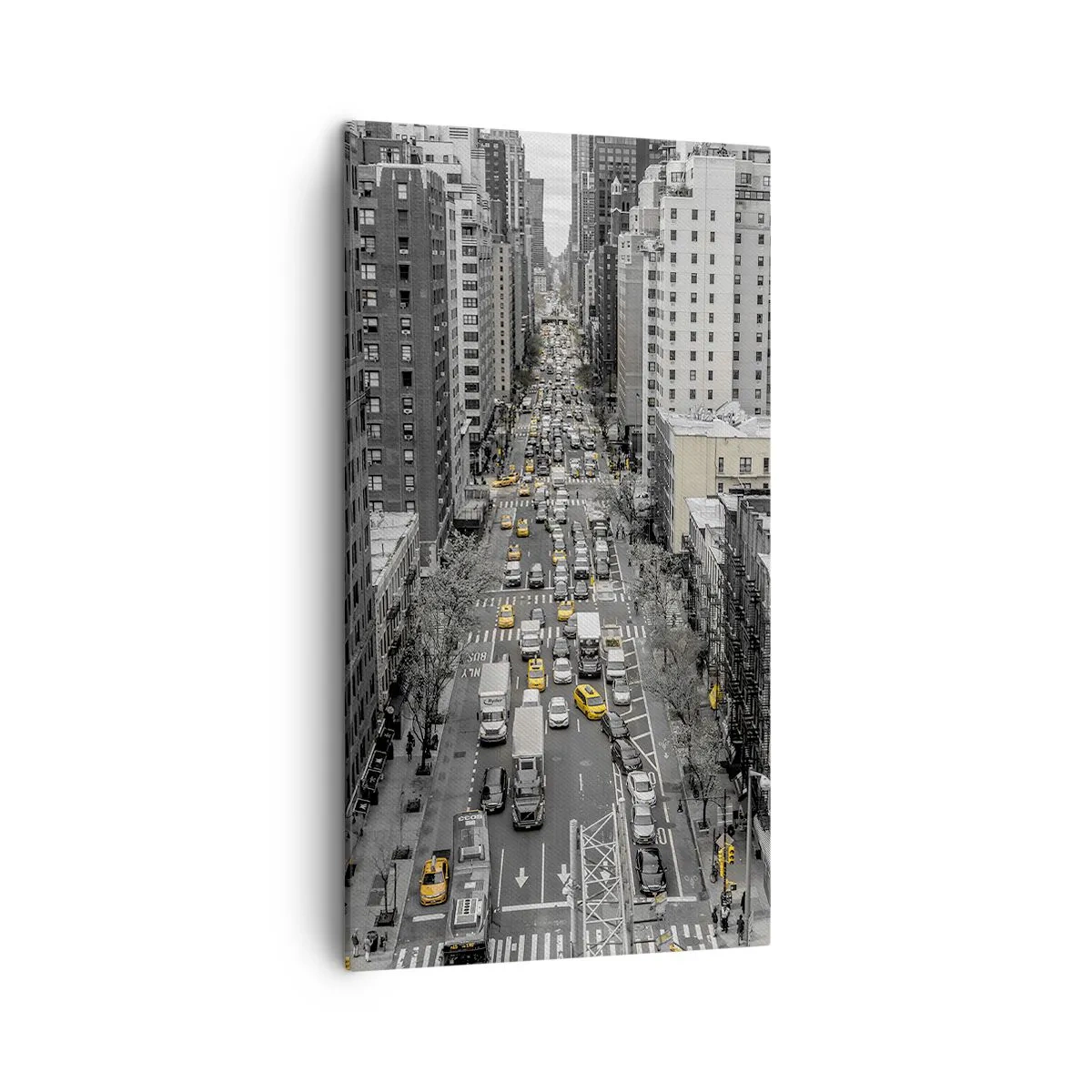 Quadro em tela - Vida em Nova York - 45x80 cm