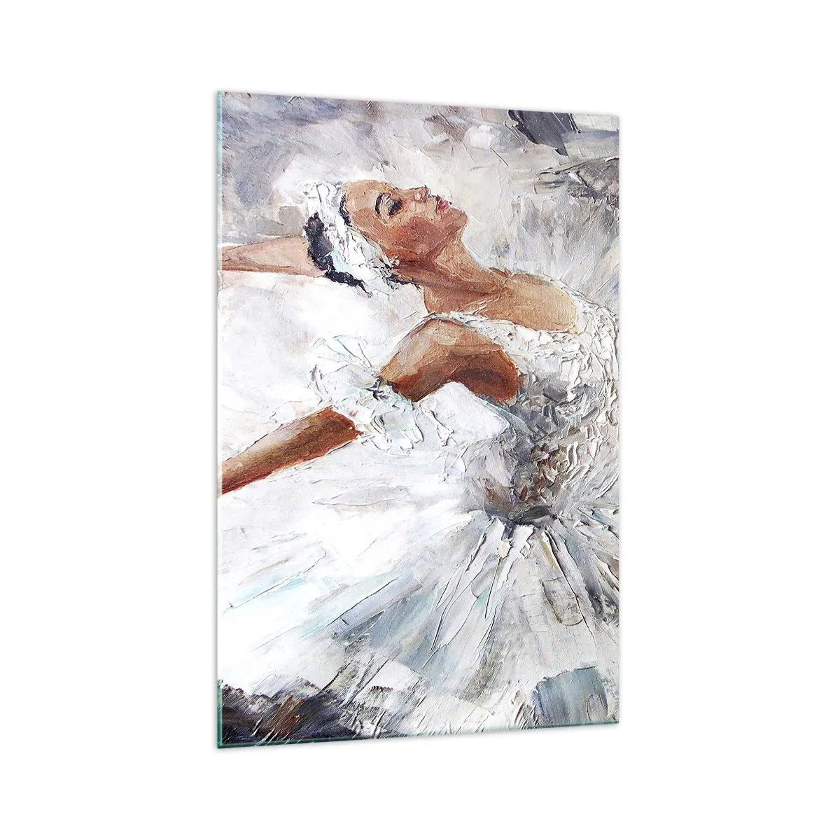 Quadro em vidro - Delicado e leve como tule - 70x100 cm
