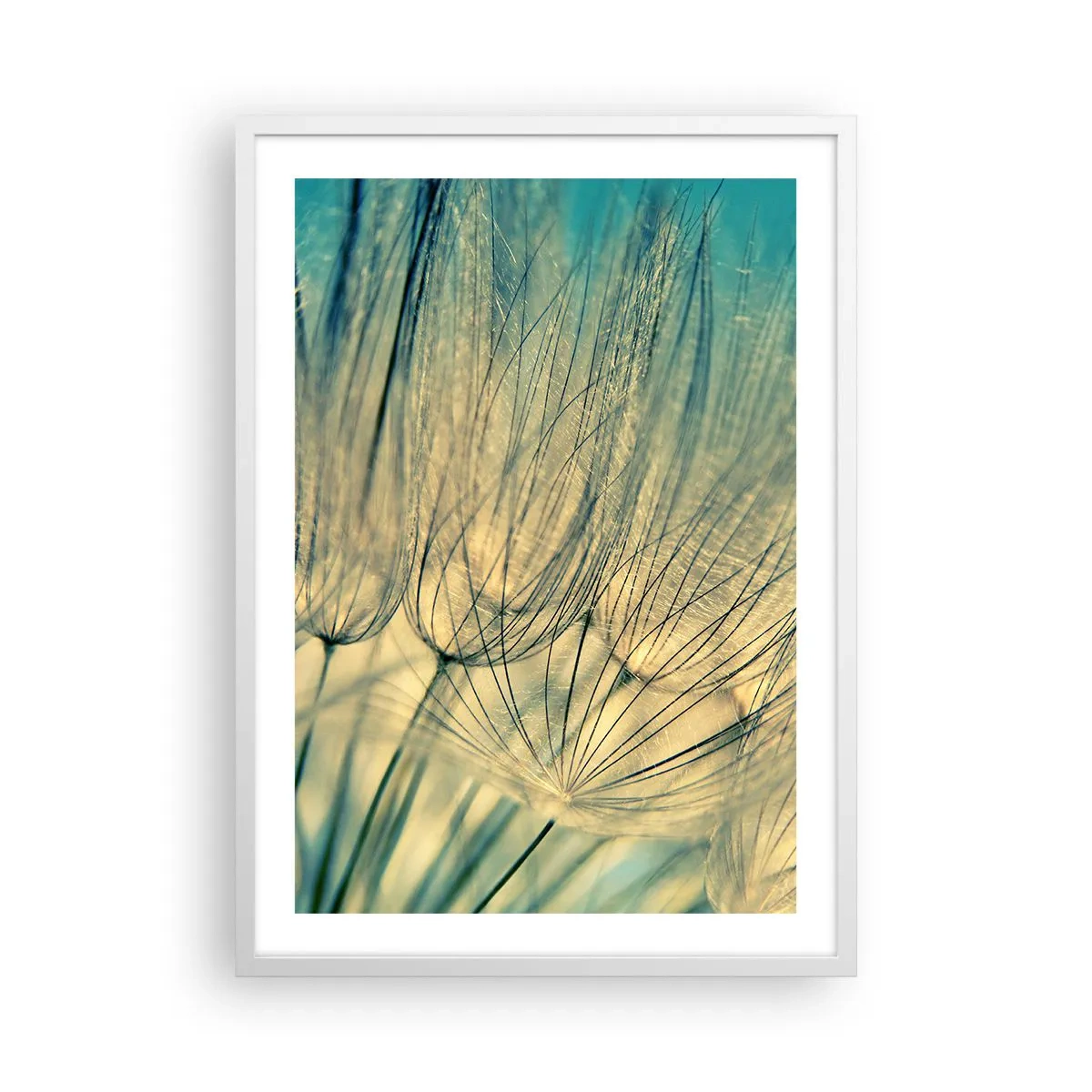 Pôster em moldura branca - À espera do vento - 50x70 cm