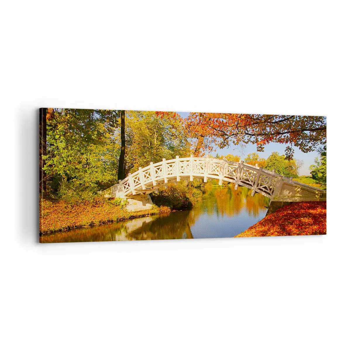 Quadro em tela - Na ponte branca dos suspiros - 100x40 cm