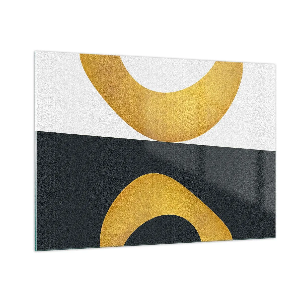 Quadro em vidro - Primeiro: ouro - 100x70 cm