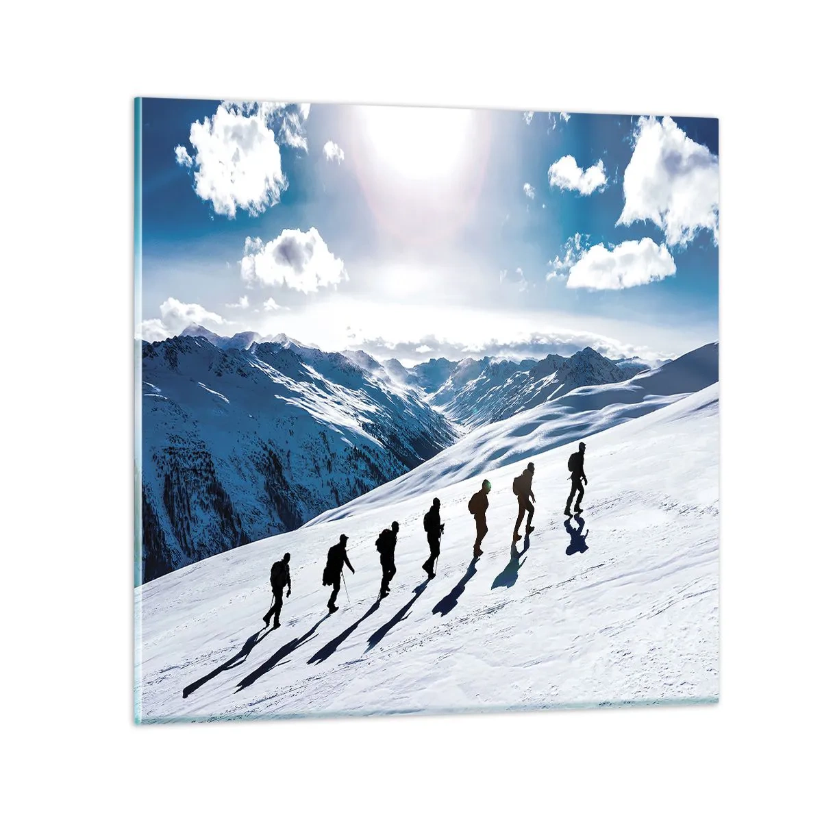 Quadro em vidro - A equipa vencedora - 70x70 cm