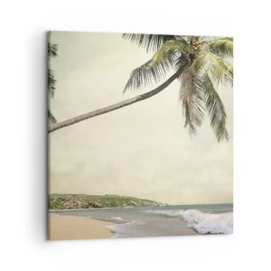 Quadro em tela - Sonho tropical - 50x50 cm
