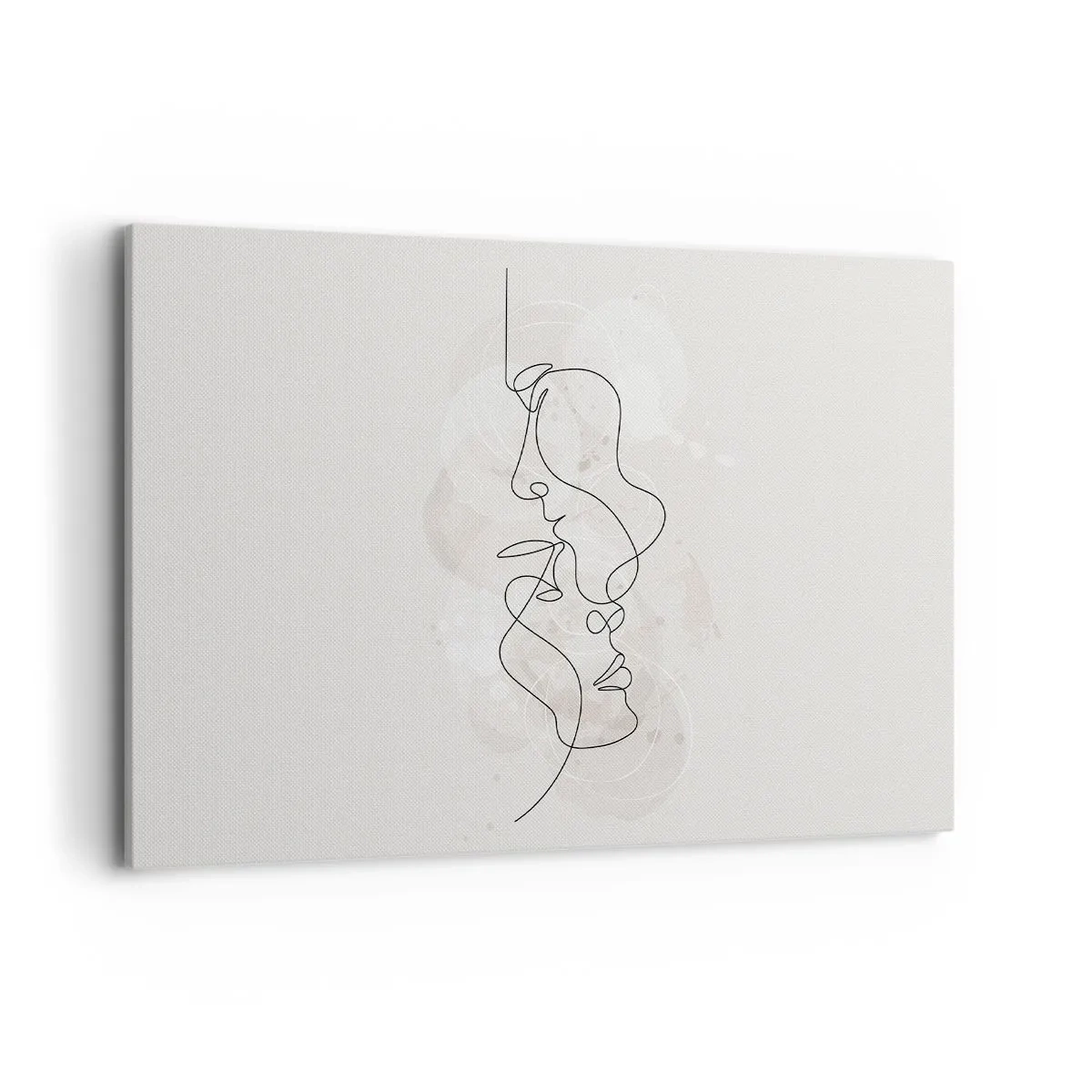 Quadro em tela - Emaranhados num abraço - 120x80 cm