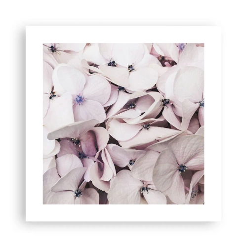 Pôster - Em uma inundação de flores - 40x40 cm
