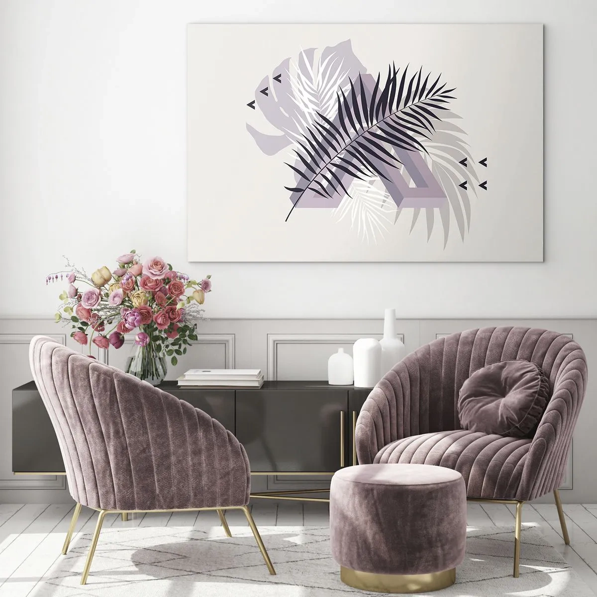 Quadro em vidro - A sombra de uma sombra - 100x70 cm