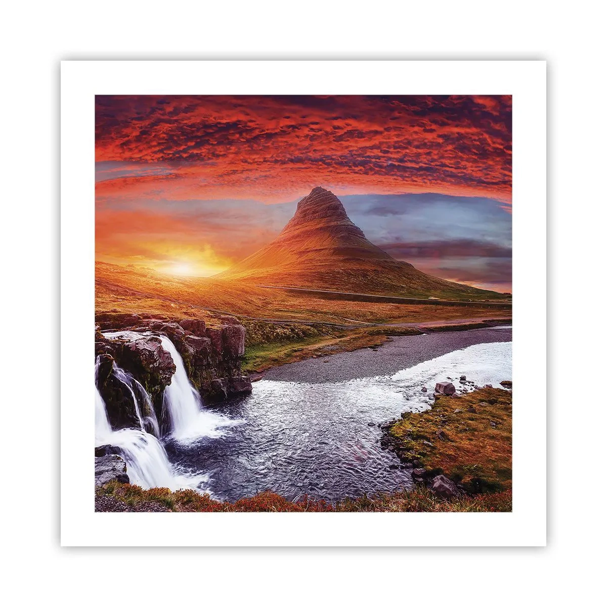 Pôster - A vista da Terra Média - 50x50 cm