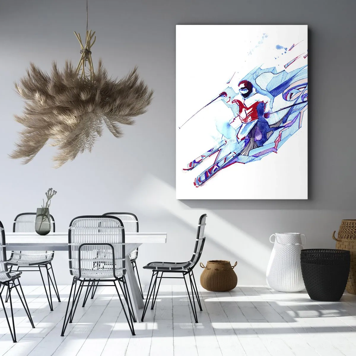 Quadro em tela - A corrida louca pela alegria - 50x70 cm