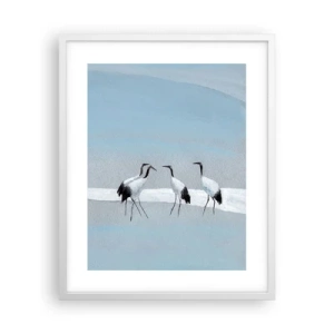 Pôster em moldura branca - Depois de um dia quente - 40x50 cm