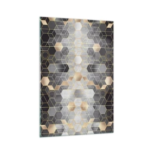 Quadro em vidro - Composição do diamante - 70x100 cm
