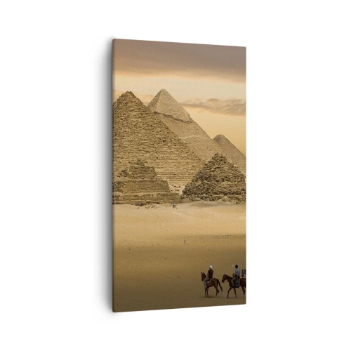 Quadro em tela - Sem mudança durante milhares de anos - 55x100 cm