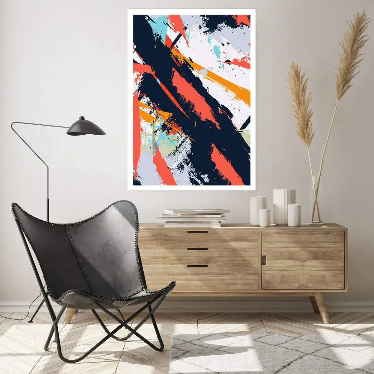 Pôster - Composição dinâmica - 70x100 cm