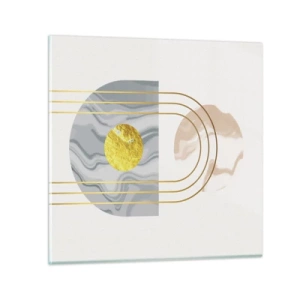 Quadro em vidro - Brilho e claridade - 70x70 cm