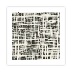 Pôster - Uma composição tecida - 40x40 cm