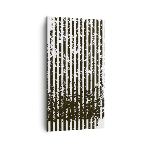 Quadro em tela - Ritmo e ruído - 45x80 cm