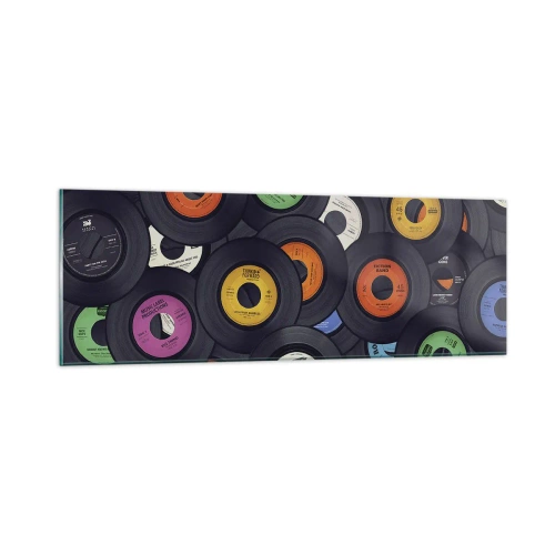 Quadro em vidro - Cores dos clássicos - 90x30 cm