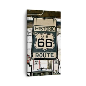 Quadro em tela - Viagens retro americanas - 45x80 cm