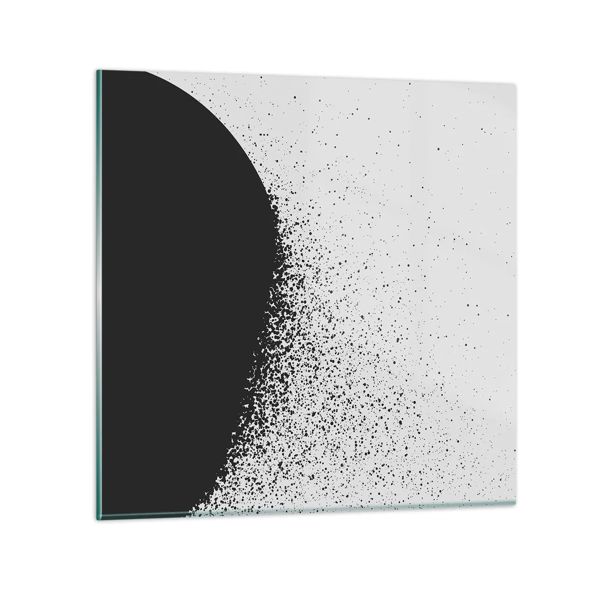 Quadro em vidro - Movimento das moléculas - 30x30 cm