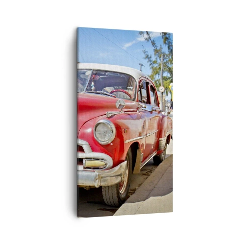 Quadro em tela - Apenas em Cuba - 45x80 cm