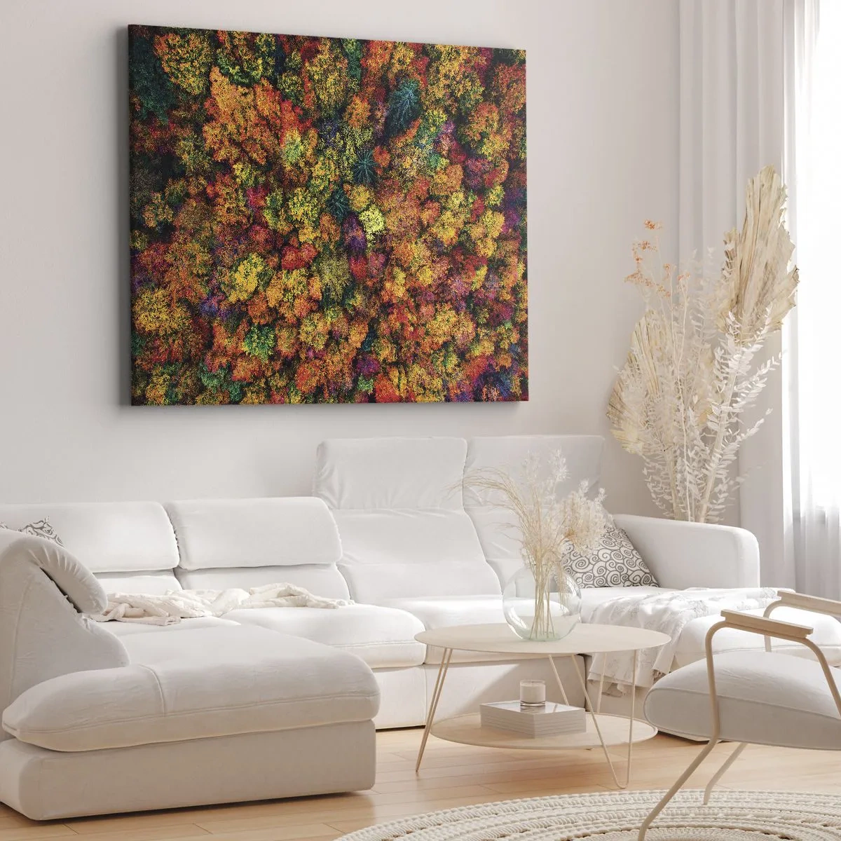 Quadro em tela - Bouquet de árvores de Outono - 120x80 cm