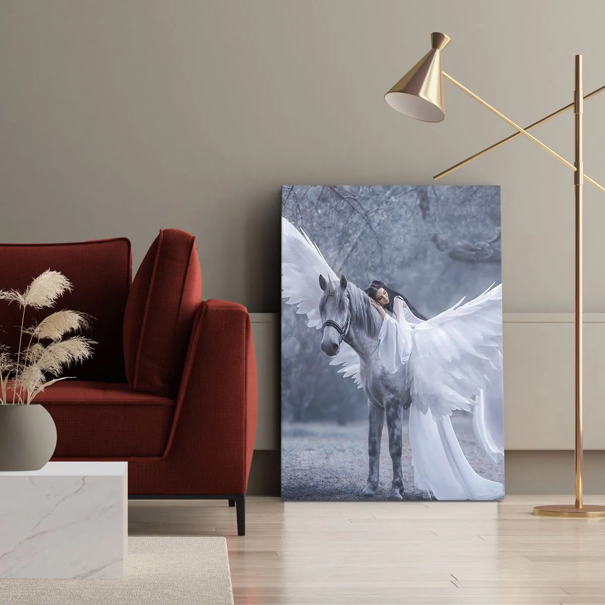 Quadro em tela - Momento inspirado - 50x70 cm