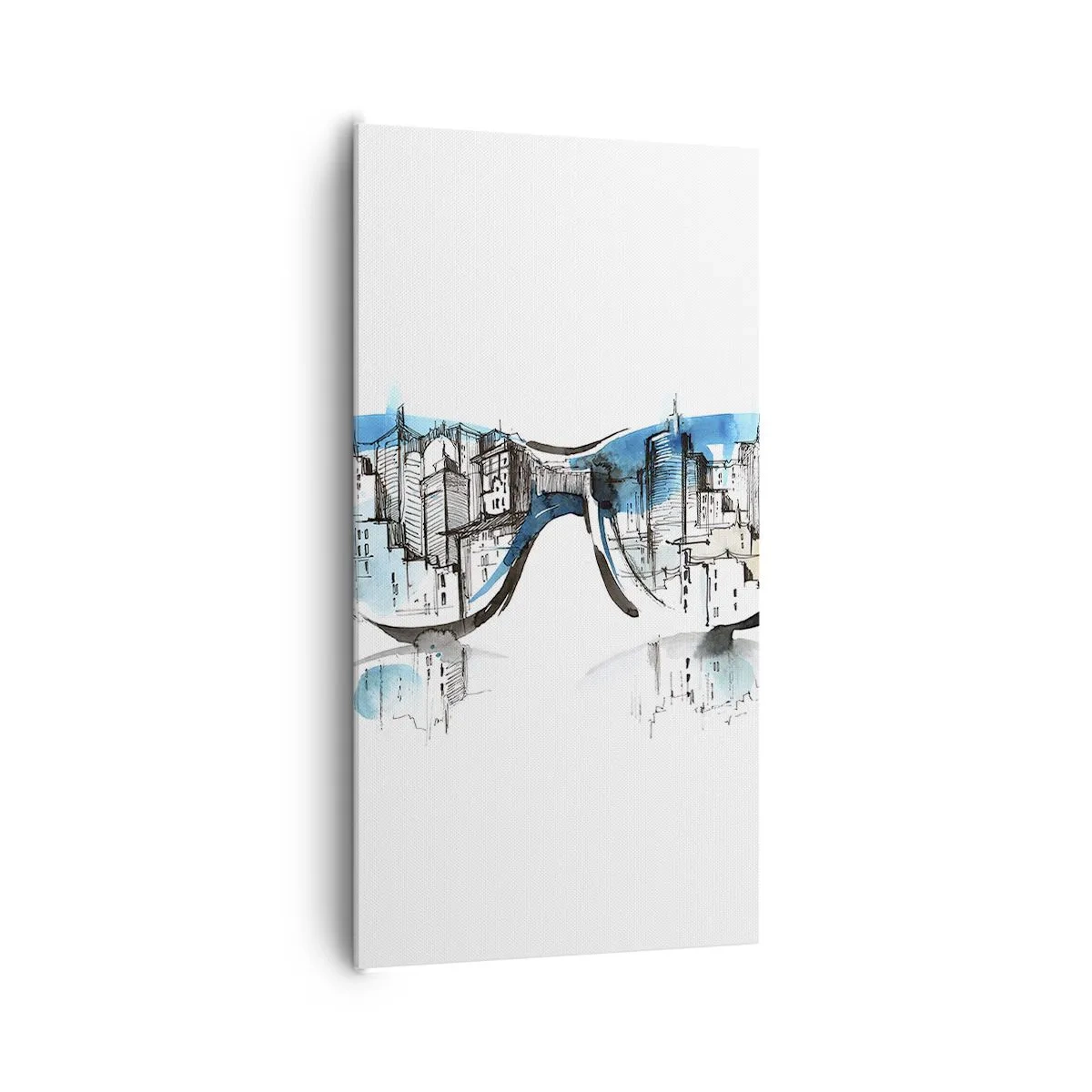 Quadro em tela - Elegância Metropolitana - 65x120 cm