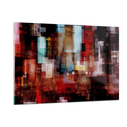 Quadro em vidro - Uma grande confusão  - 120x80 cm