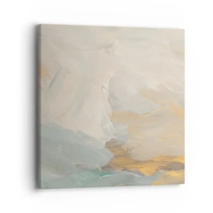 Quadro em tela - Abstração – a terra da gentileza - 40x40 cm