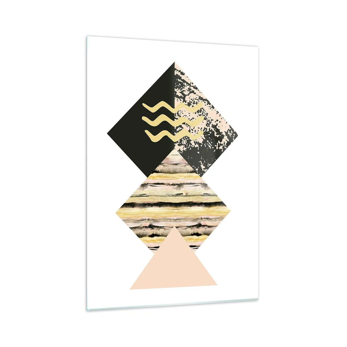 Quadro em vidro - Não é tão simples assim - 50x70 cm