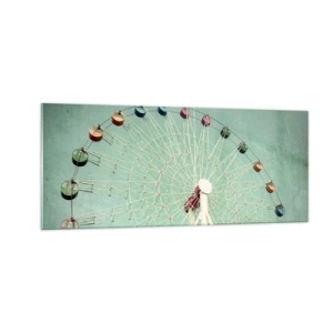 Quadro em vidro - Diverte-te - 100x40 cm