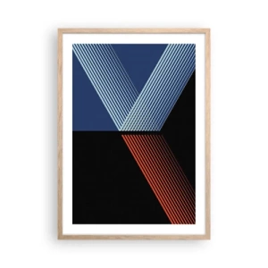 Pôster com moldura de carvalho claro - Uma história simples - 50x70 cm