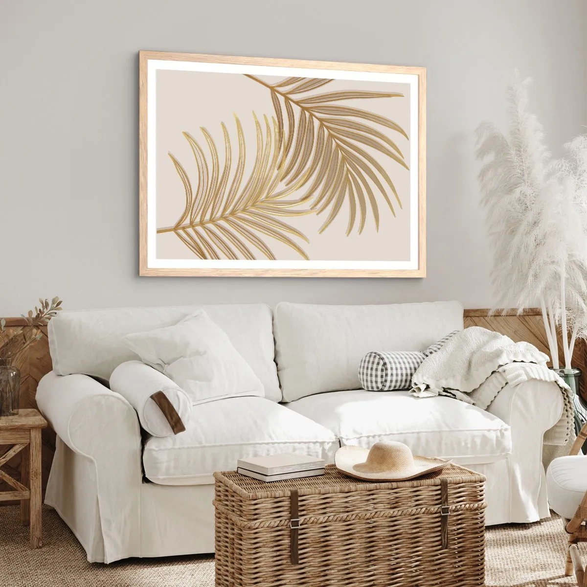 Pôster com moldura de carvalho claro - Palma de Ouro! - 70x50 cm
