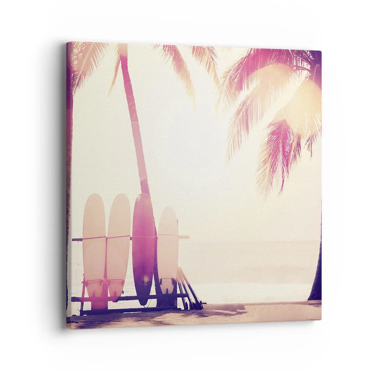 Quadro em tela - Vai ser um grande dia - 40x40 cm