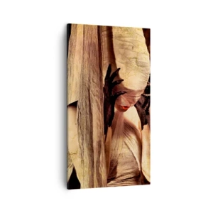 Quadro em tela - Entre o bem e o mal - 45x80 cm