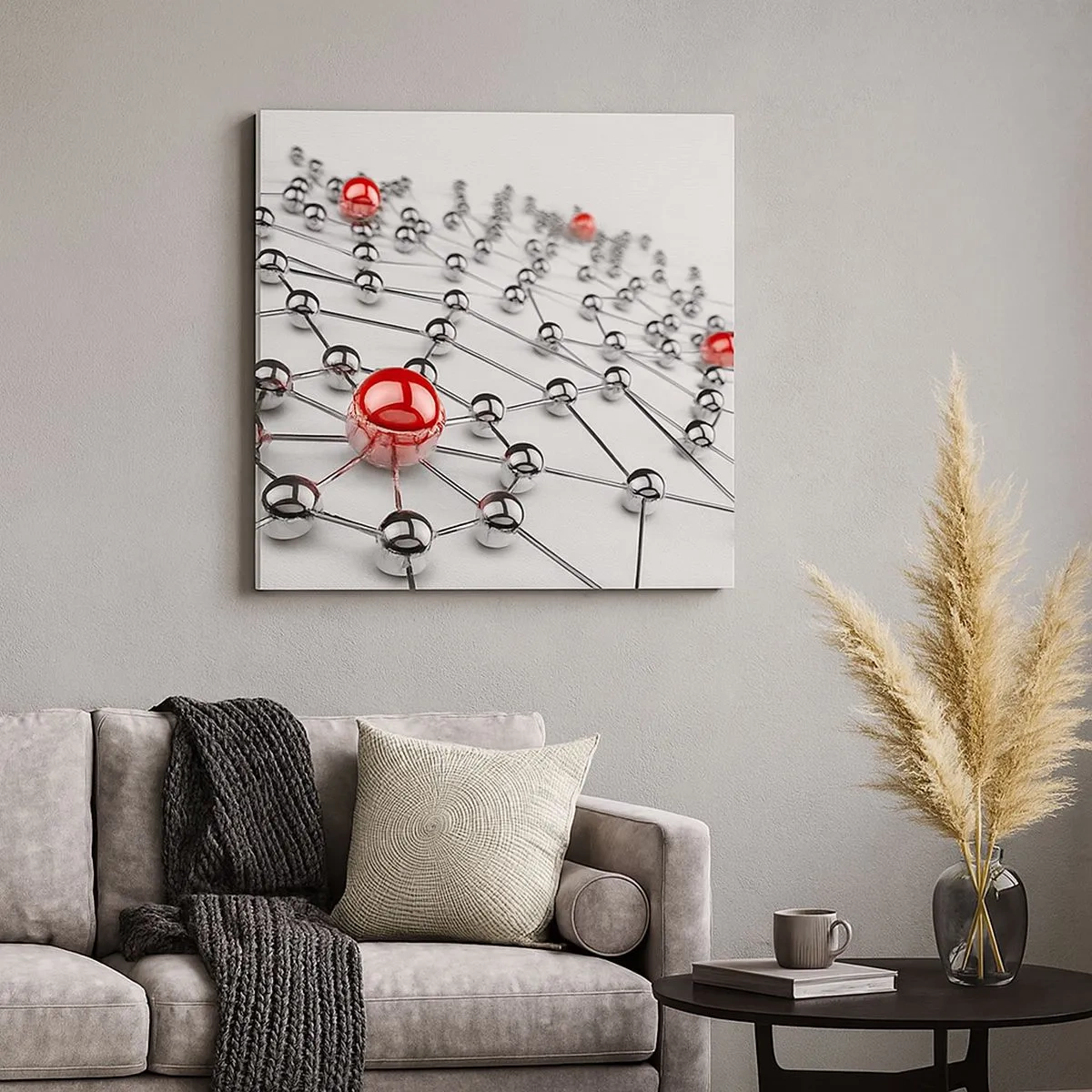 Quadro em tela - Rede de Prata - 30x30 cm