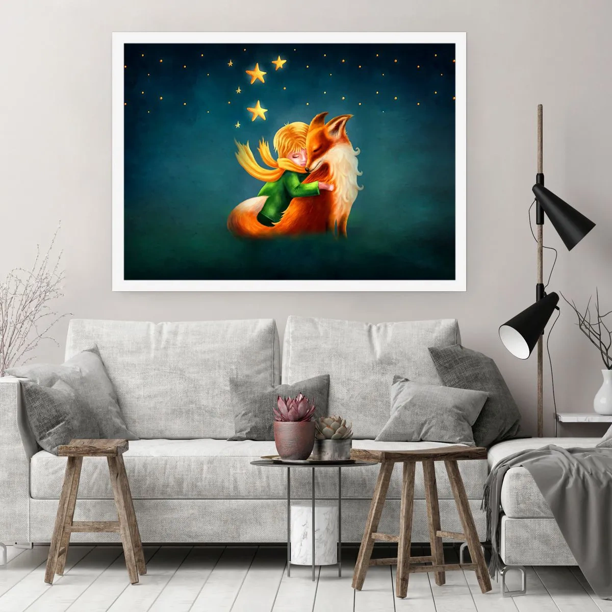 Pôster - O Pequeno Príncipe - 50x40 cm