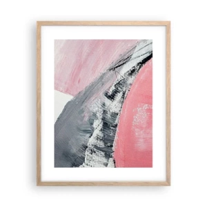 Pôster com moldura de carvalho claro - Composição à medida - 40x50 cm