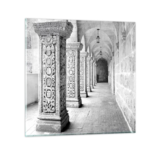 Quadro em vidro - E para onde...? - 30x30 cm