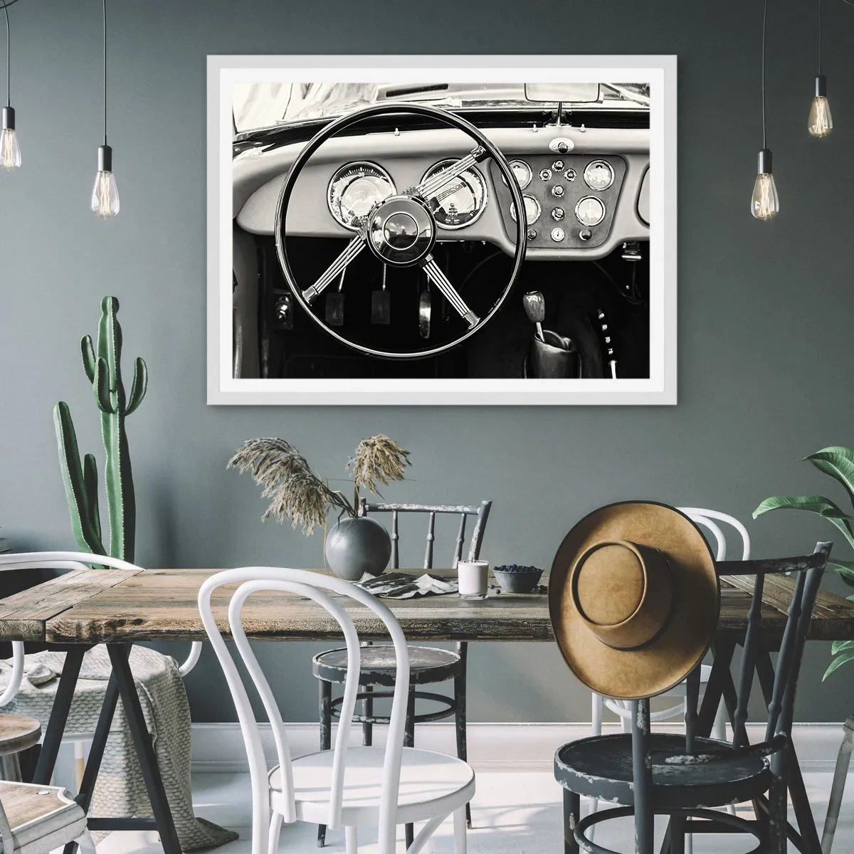 Pôster em moldura branca - Um sonho de colecionador - 40x30 cm