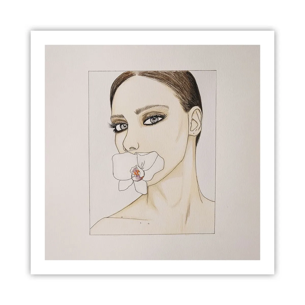 Pôster - Símbolo de elegância e beleza - 60x60 cm