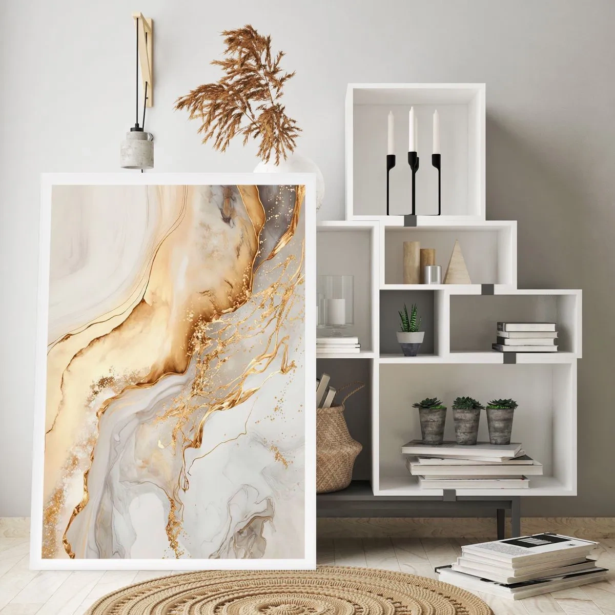 Pôster - Abstração: beleza e bondade - 50x70 cm