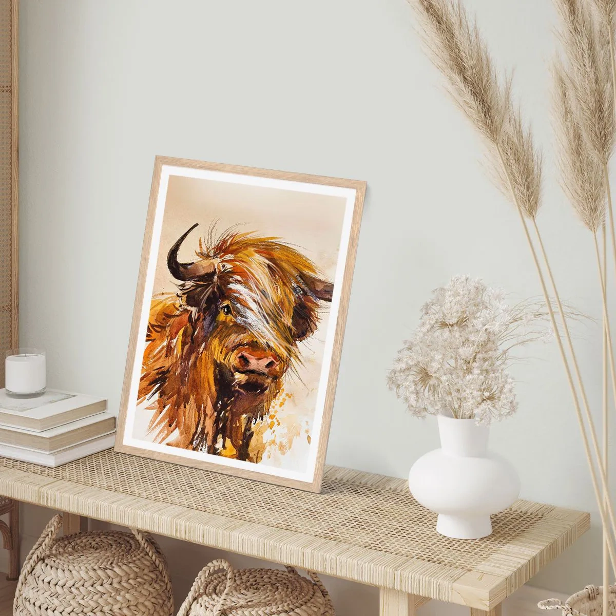 Pôster com moldura de carvalho claro - Orgulho do caçador - 61x91 cm