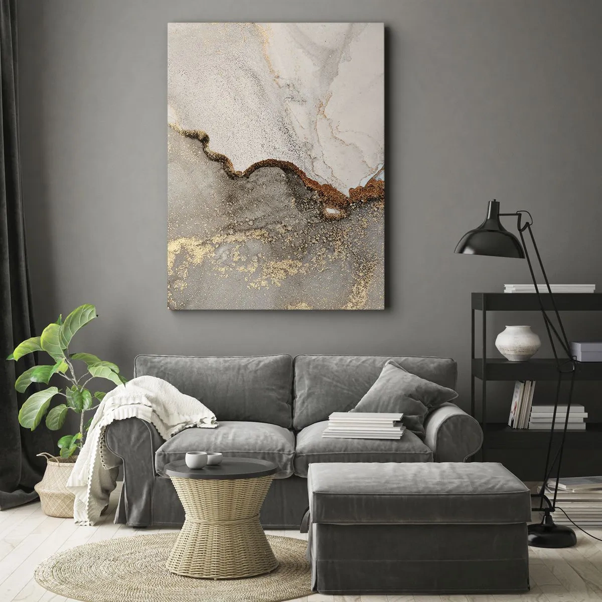 Quadro em tela - No limite das cores - 50x70 cm