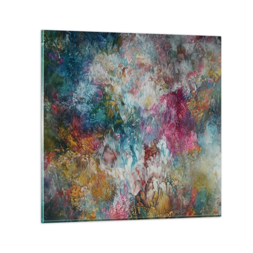 Quadro em vidro - Em plena floração - 70x70 cm